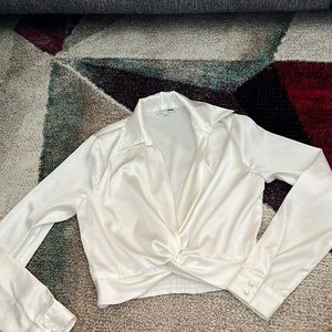 Off white twisted top